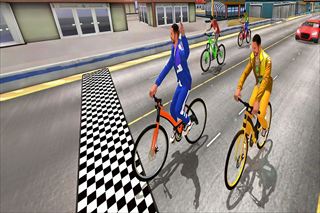【Highway Bicycle Race Simulation Game】Thumbnail Image
